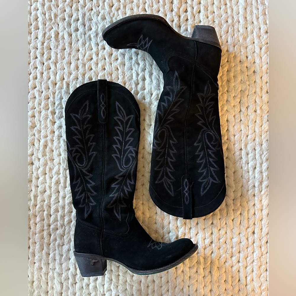 Lane boots fire away western round toe western boots